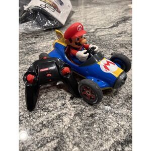 LARGE 10" NINTENDO‎ MARIO KART CARRERA RC REMOTE CONTROL RACE CAR & REMOTE WORKS